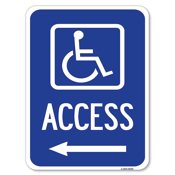 Safety Sign, 18 in Height, Aluminum, 24 in Length, 24358